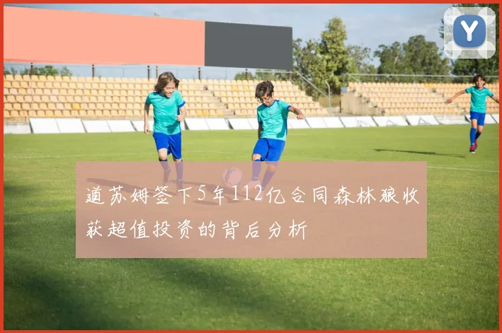 道苏姆签下5年112亿合同森林狼收获超值投资的背后分析
